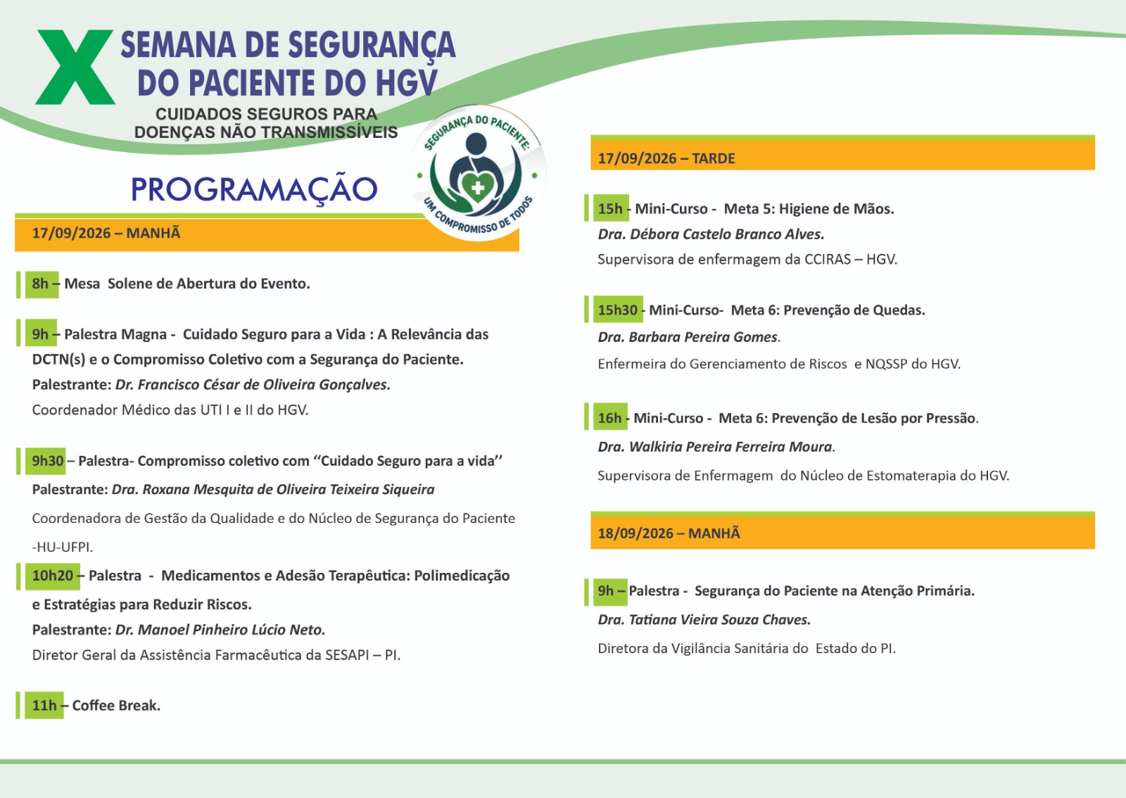 Folder do Evento